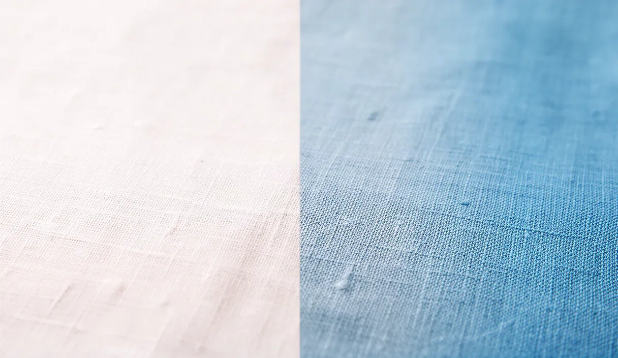 Close-up photography of different textile swatches showing the weave and texture of various fabrics used in clothing, demonstrating material quality for virtual try-on accuracy