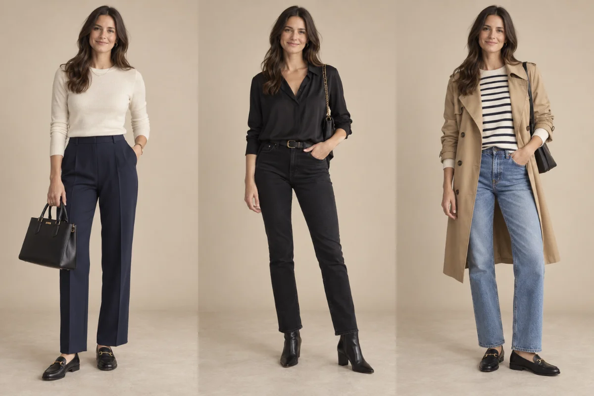 Neutral Triptych Fashion Lookbook